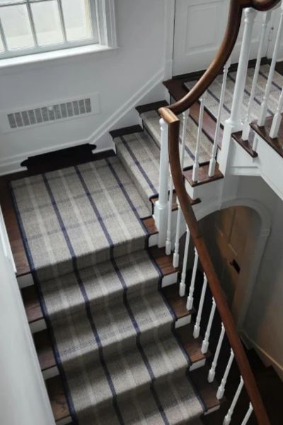 Stair runner patterned carpet 